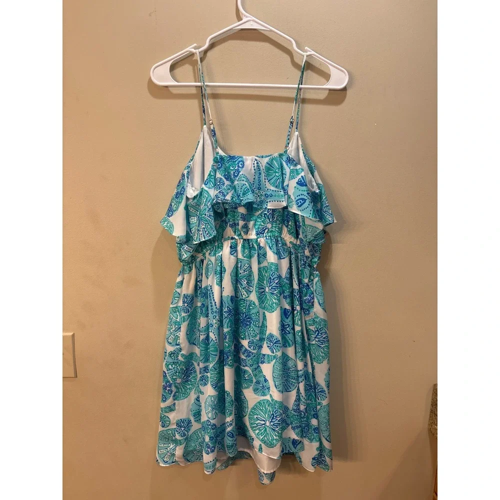 NEW Lilly Pulitzer for Target Blue White Sea Urchin Tank Top + Dress Bundle M